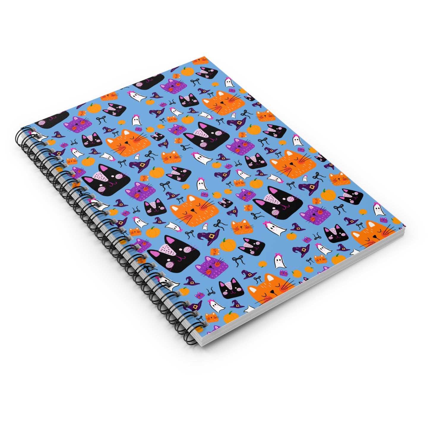 Copy of Whimsical Cat-Themed Spiral Notebook - Perfect for Halloween, Cat Lovers, Journaling, Gift Idea, School Supplies