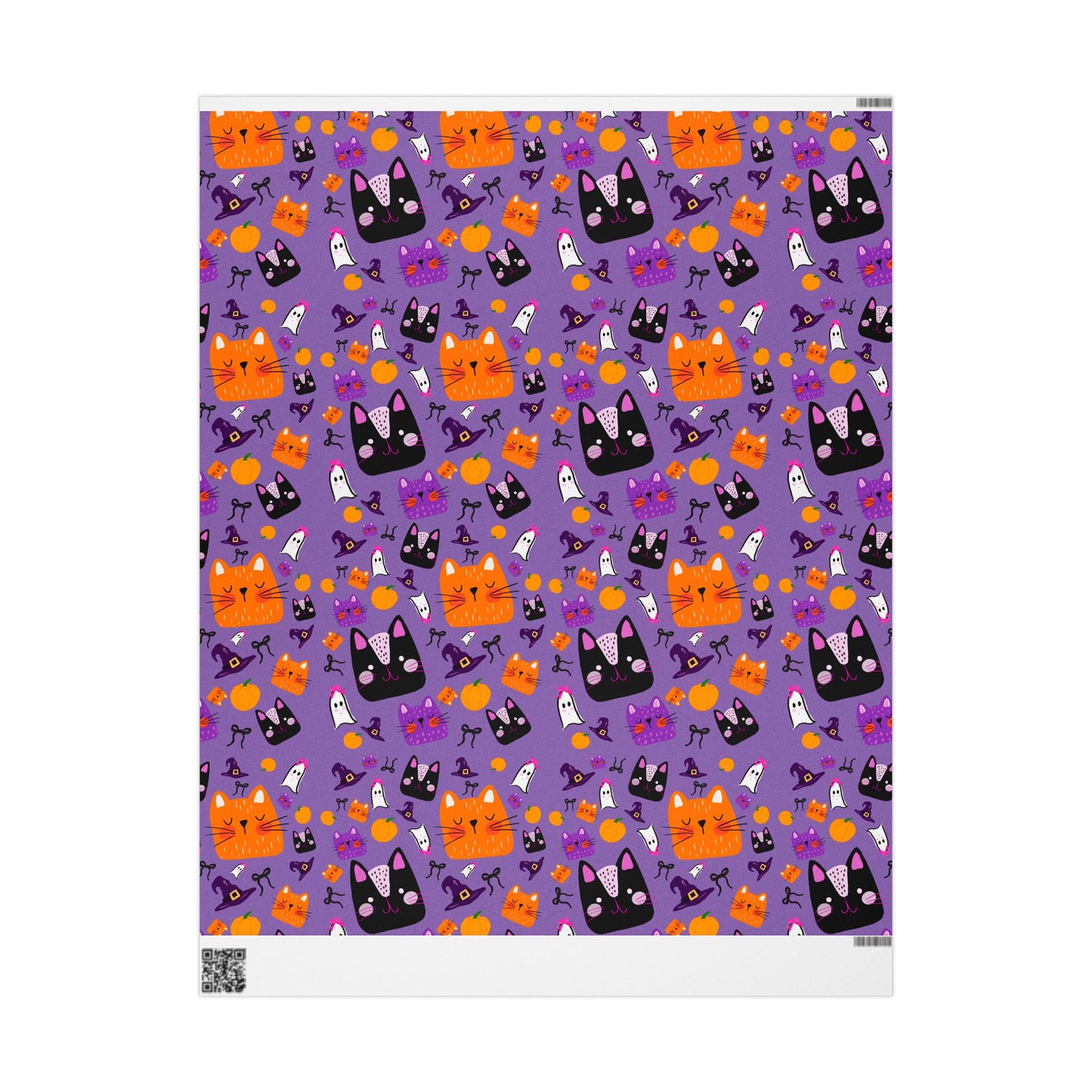 Colorful Cat-Themed Wrapping Papers, Halloween Gift Wrap, Cute Cat Birthday Wrapping, Pet Lover Present Wrap, Fun Holiday Paper