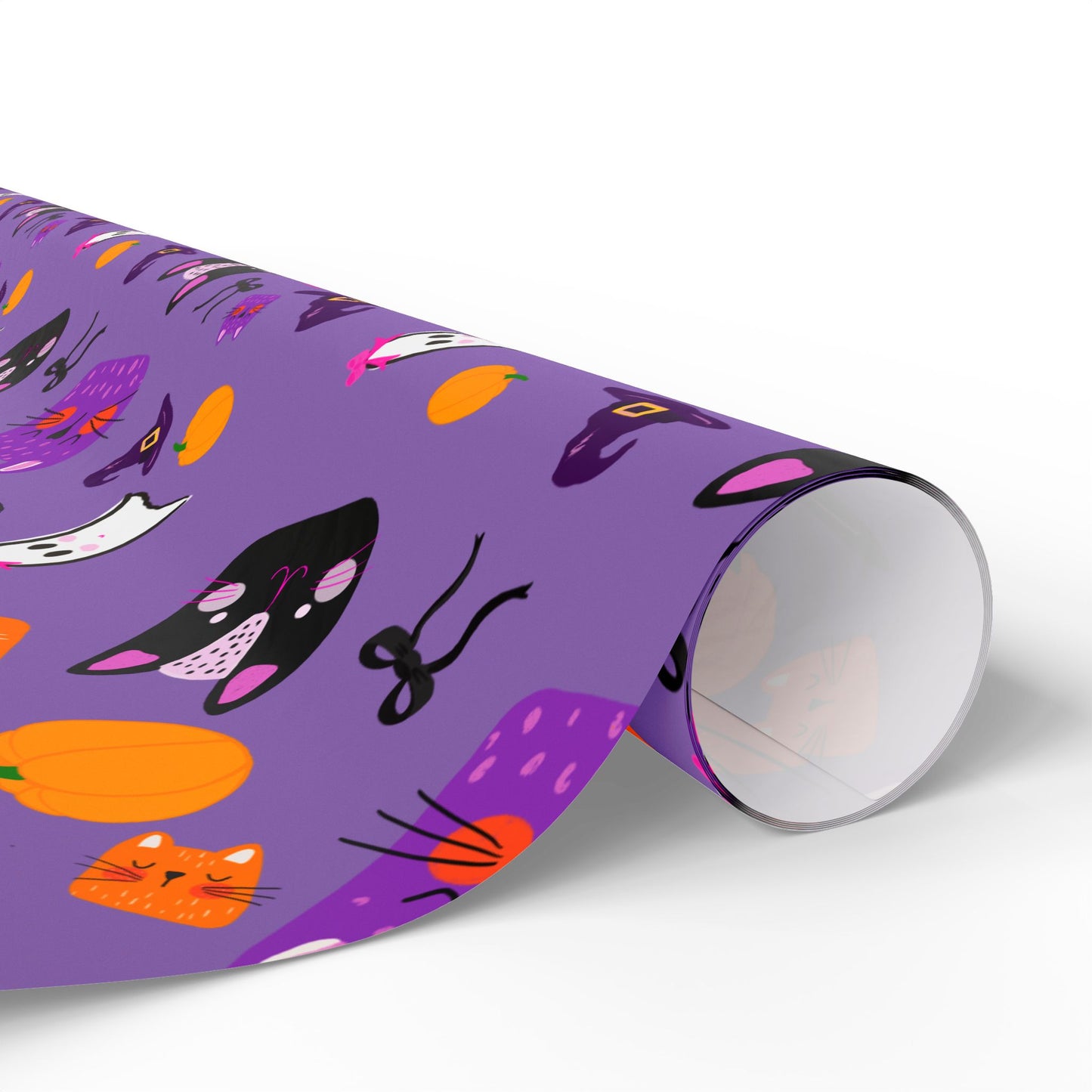 Colorful Cat-Themed Wrapping Papers, Halloween Gift Wrap, Cute Cat Birthday Wrapping, Pet Lover Present Wrap, Fun Holiday Paper
