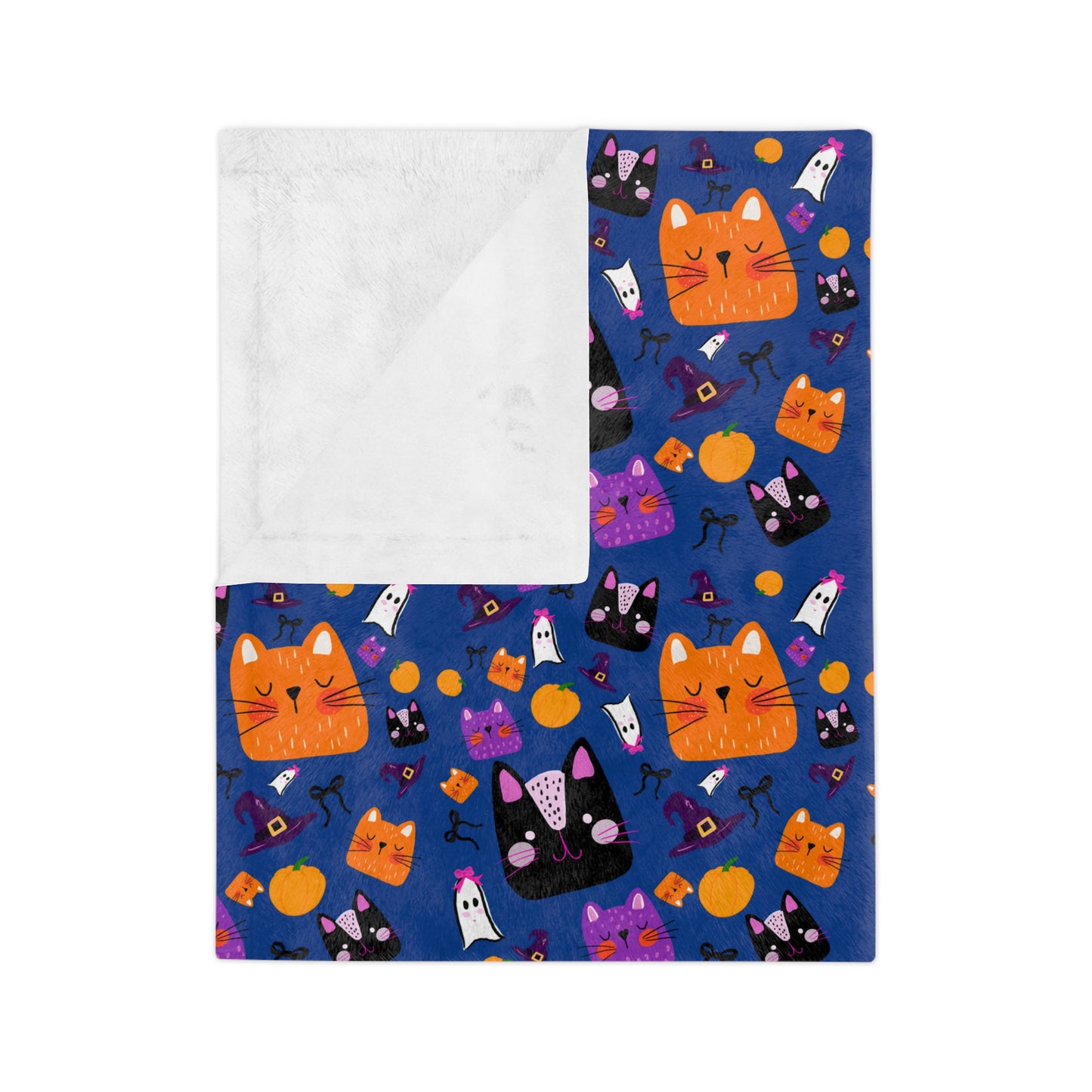 Cozy Cat-Themed Blanket, Warm Blanket for Cat Lovers, Unique Gift for Pet Owners, Halloween Decor, Soft Microfiber Throw