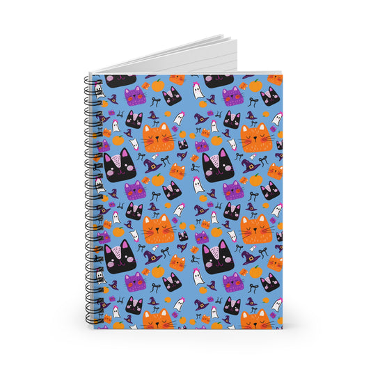 Copy of Whimsical Cat-Themed Spiral Notebook - Perfect for Halloween, Cat Lovers, Journaling, Gift Idea, School Supplies