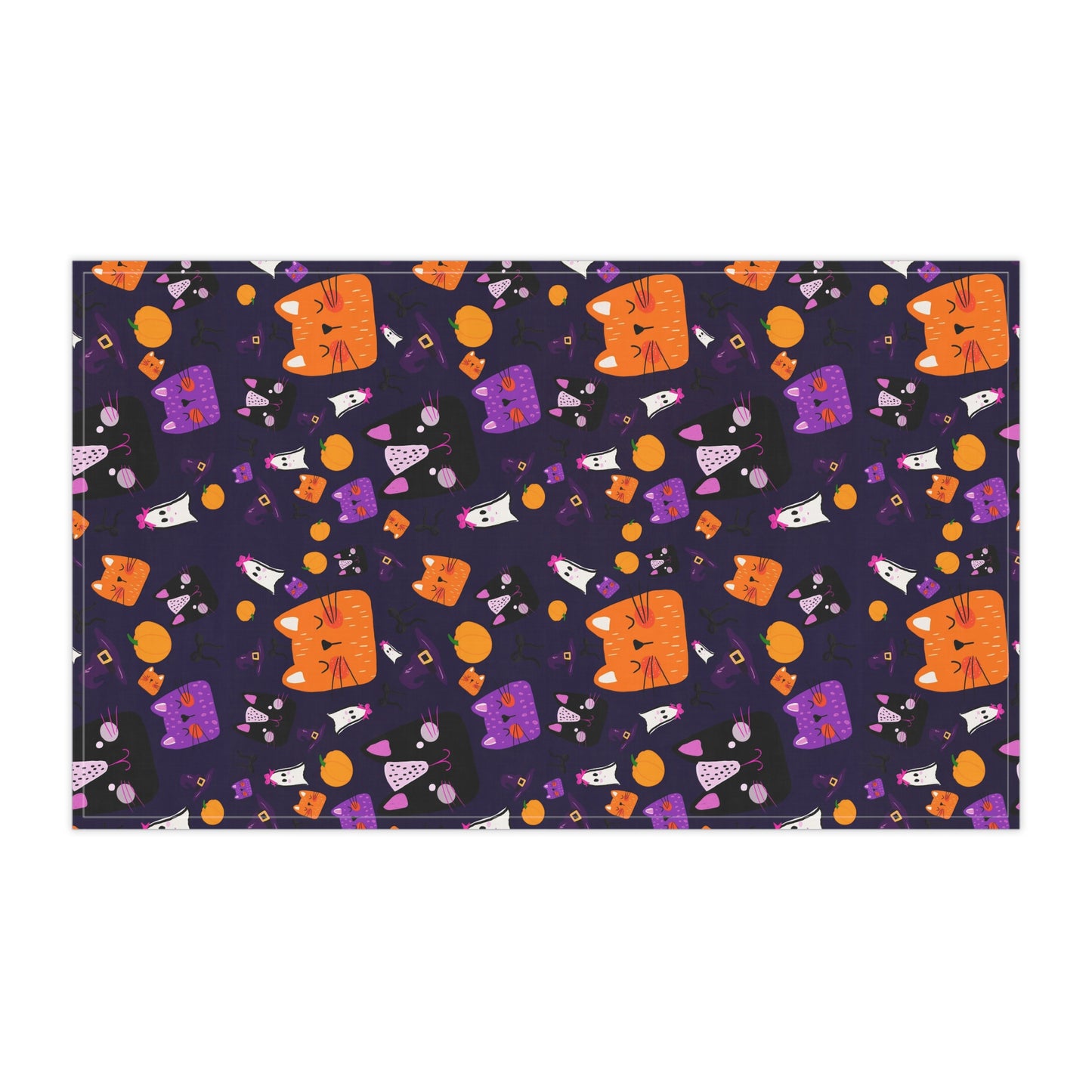 Halloween Cat Tea Towels, Cute Kitchen Decor, Fall Home Accessories, Gift for Cat Lovers, Spooky Holiday Cooking