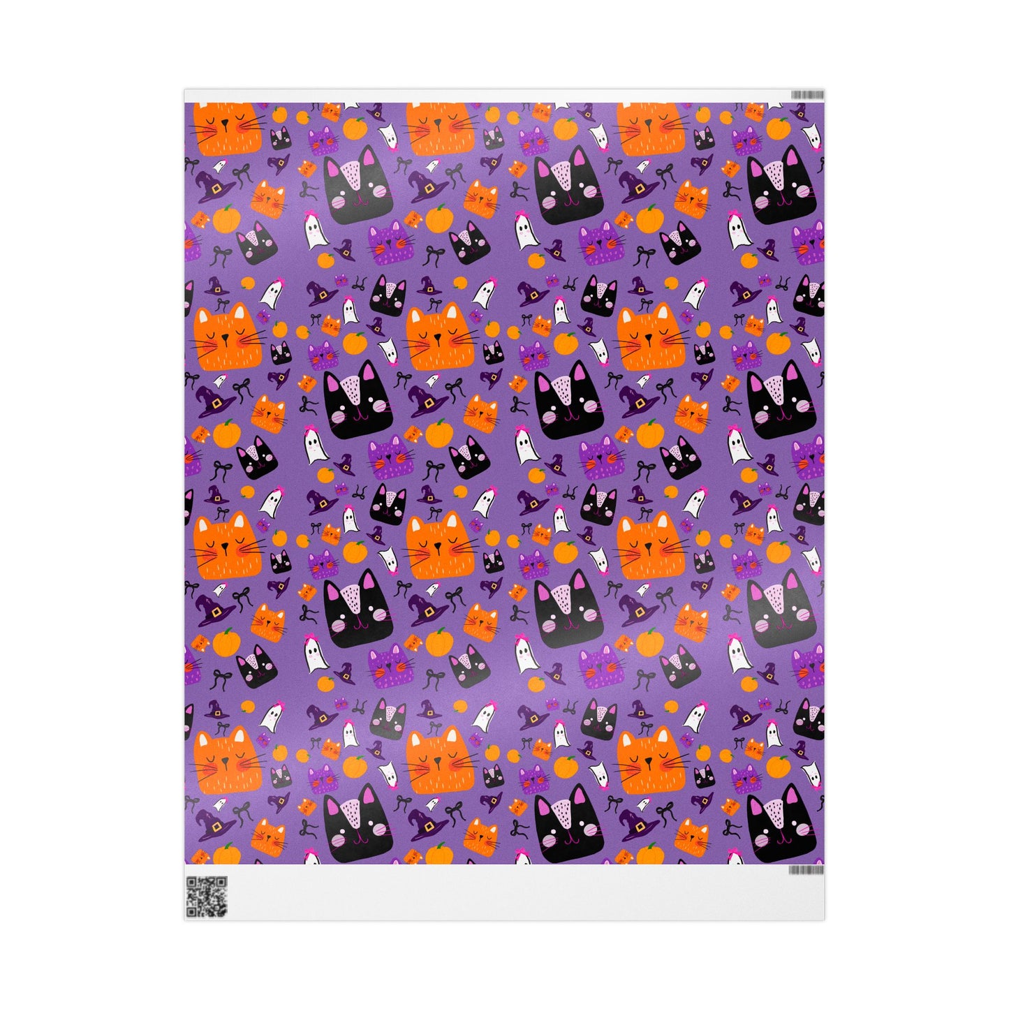Colorful Cat-Themed Wrapping Papers, Halloween Gift Wrap, Cute Cat Birthday Wrapping, Pet Lover Present Wrap, Fun Holiday Paper