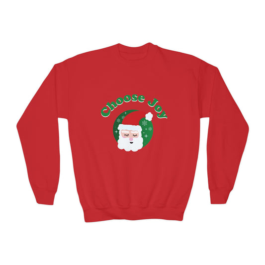 Choose Joy Santa Youth Crewneck Sweatshirt