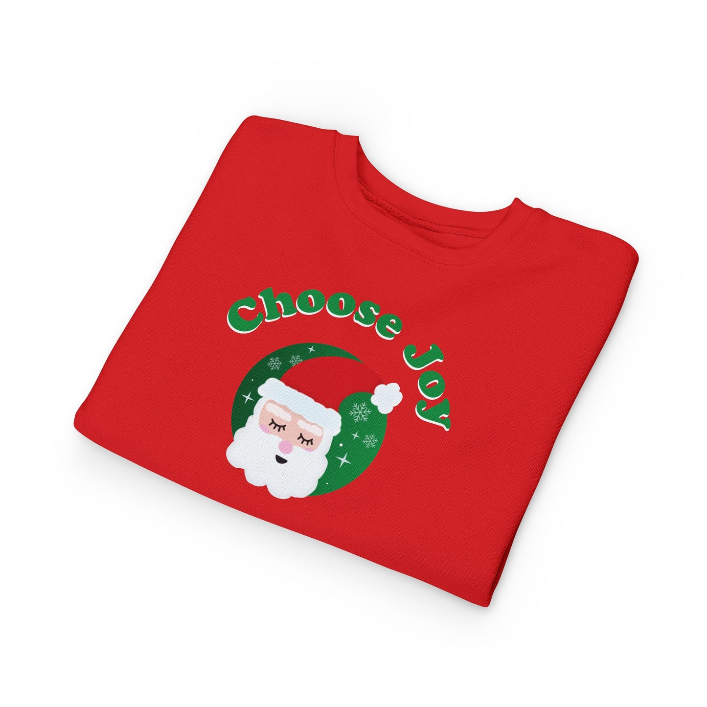 "Choose Joy" Santa Toddler Sweatshirt